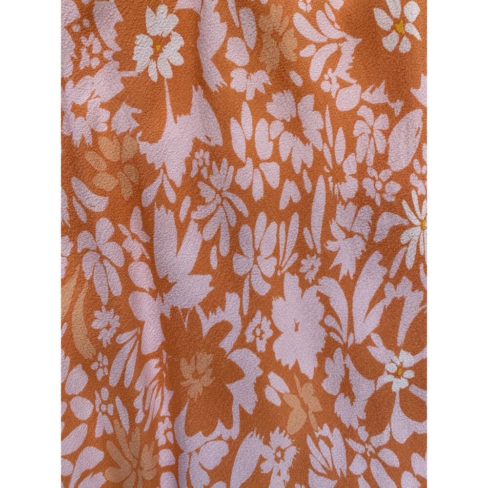 Pastel Orange and floral midi skirt by MINKPINK Size Small - Picture 6 of 6